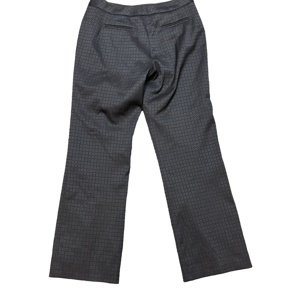 Signature by Larry Levine Women's 8 Petite Textured Black Dress Pants - Picture 5 of 6